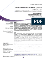 Artigo - A Enfermagem Na Perspectiva Do Parto Humanizado - Uma Revisão Integrativa de Literatura