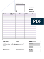 Ejemplo Factura Proforma Internacional