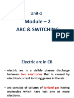 Module - 2 Arc & Switching: Unit-1
