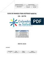 Guias Retraso Mental 2014