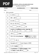 PR Maths Yr6 2010