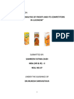 Comparative Analysis of Frooti and Its Competitors in Lucknow 1