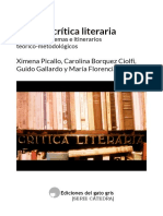 Picallo Et Al_Teoría y Crítica Literaria. Algunos Problemas e Itinerarios Teórico-metodológicos