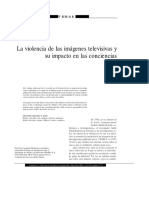 Violencia Imagen Tele e Impacto Conciencias PDF