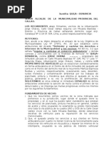 Carta Ruidos Molestos