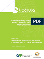 Medidas de Adaptación al Cambio Climático para la Ciudad de Arequipa.