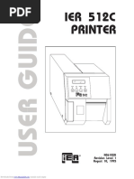 Ier 512C User Manual