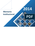 Memoria Institucional 2014