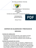 Contrato de Colaboracion y Prestacion de Servicios