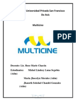 Análisis FODA Del Multicine