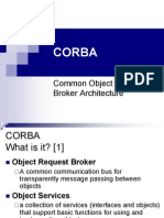 Corba: Common Object Request Broker Architecture