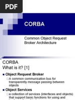 Corba: Common Object Request Broker Architecture