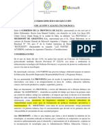 Convenio Microsoft Argentina Con La Provincia de Salta