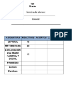 Evaluación Diagnóstica 1°