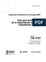 AIEPI COMUNITARIO, Guia para Facilitadores de Desarrollo de Capacidades A ACSs...