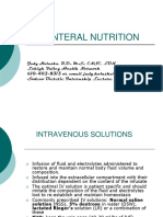 Parenteral Nutrition