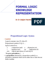 Ch07 Basic Knowledge Representation in First Order Logic
