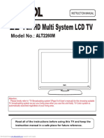 Full HD Multi System LCD TV: ALT2260M