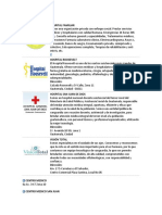 Principales hospitales en Guatemala