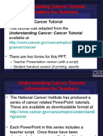 Understanding Cancer Teacher PPT