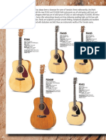 Yamaha acoustic guitars FG series guide