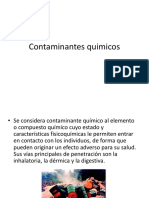 Contaminantes quimicos