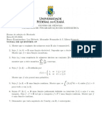 Prova Seleçao Mestrado 20162