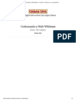 Contracanto A Walt Whitman - Pedro Mir - Ciudad Seva - Luis López Nieves