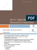 4 - Regimen de Promocion Industrial Entre Rios