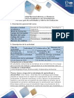 Guia de Actividades y Rúbrica de Evaluación - Ciclo Tarea 2 - Analizar La Relacion de Las Comunidades en Los Ecosistemas