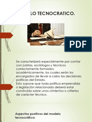 Modelo Tecnocratico | PDF