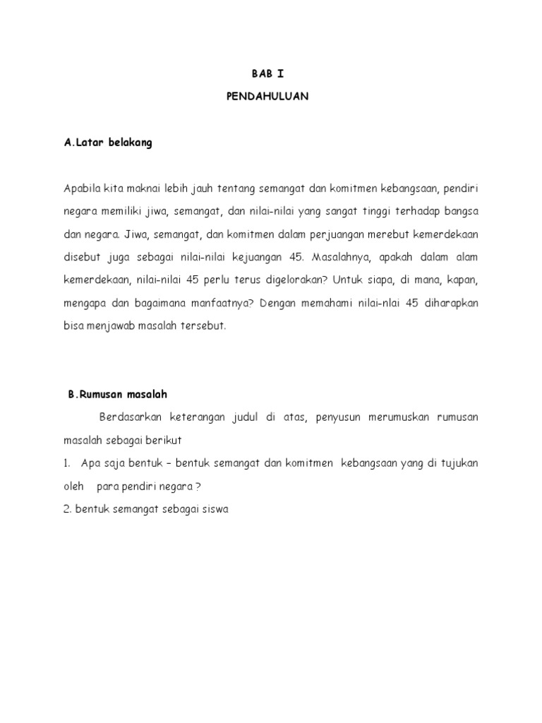 Makalah Semangat Dan Komitmen