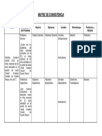 Matriz de Consistencia