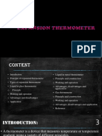 Expansion Thermometers 