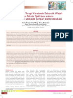 09 - 201perbandingan Terapi Keratosis Seboroik Wajah DGN Teknik Split-Face Antaralaser Karbon Dioksida DGN Elektrodesikasi PDF