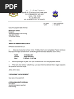 Surat Jemputan Penceramah Maal Hijrah 2015