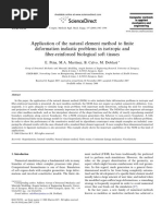 Pena 2008-Application of the Natural Element Method to Finite Deformation Inelastic Problems in Isotropic and Fiber-reinforced Biological Soft Tissues