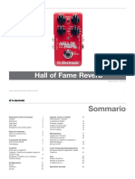 TC Electronic Hall of Fame Reverb Manual Italian PDF