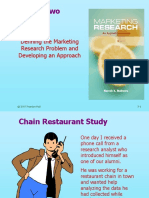 Chapter Two: Defining The Marketing Research Problem and Developing An Approach