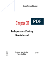 Chapter 3B: The Importance of Practicing Ethics in Research