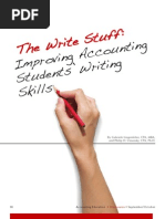 Download The Write Stuff -- Improving Accounting Students Writing Skills by Jill Edmonds Communications Director SN37625988 doc pdf