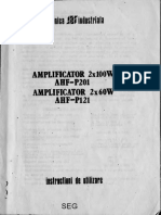 AMPLIFICATOR AHF-P201 AHF-P121 I.E.I..o PDF