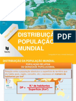 Distribuição População Mundial Fatores