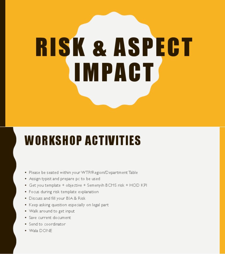 Risk Training Pdf