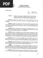 COA - Resolution No. 2018-007 - DTD 2.1.18 Adoption of The IASPPS and ICSPPS in All Government XXX