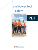 OSHAstudyguide Hand & Power Tool Safety