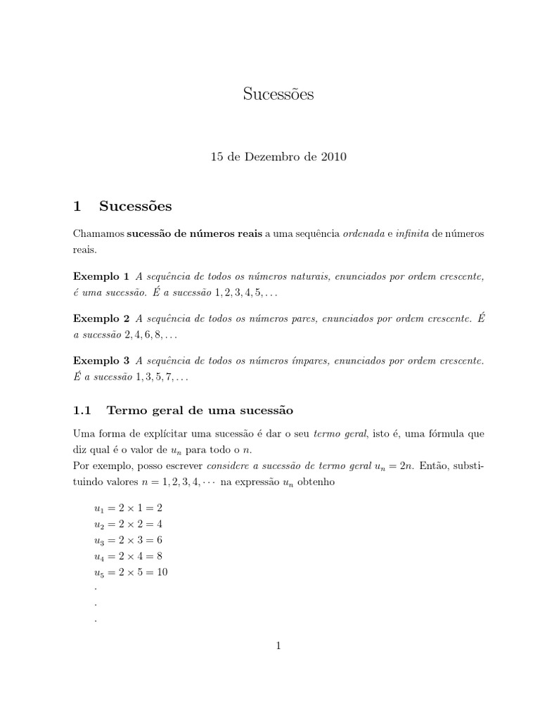 Sucess Oes | PDF | Sequência | Estruturas matemáticas