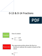 0-13 & 0-14 Fractions