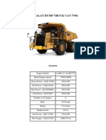 Spek Alat Dump Truck Cat 770g