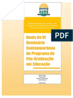 Anais VI Seminário PPGE 2017.2 PDF
